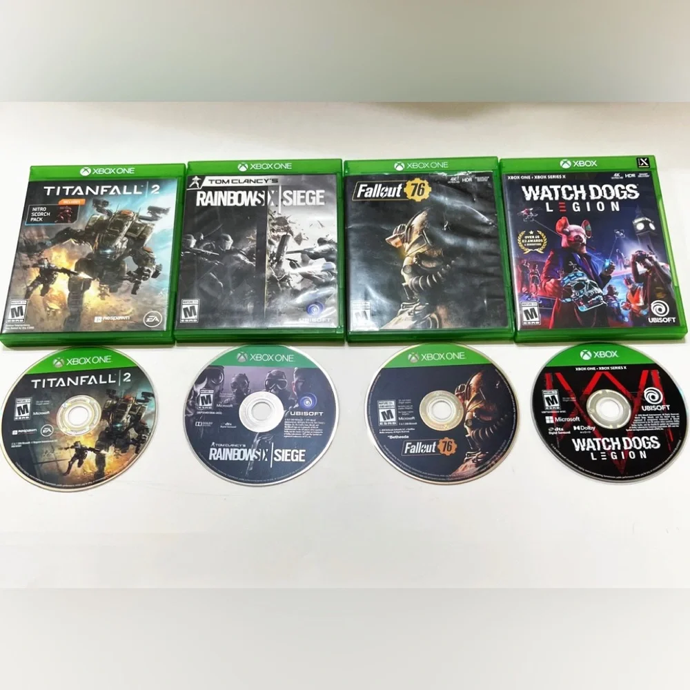 Lot of 4 Xbox One Tested Video Games